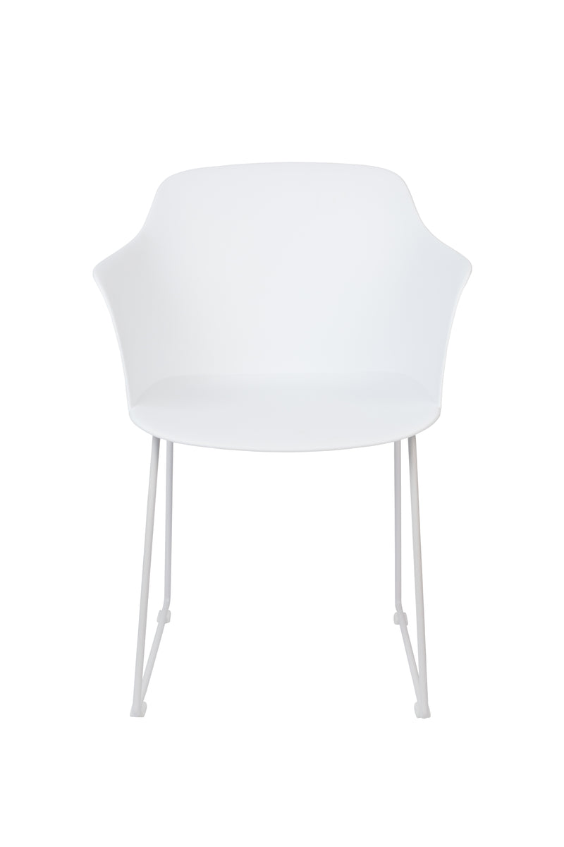 Fauteuil Tango Polypropyleen Wit 54x58 cm-Fauteuils-Creating Home
