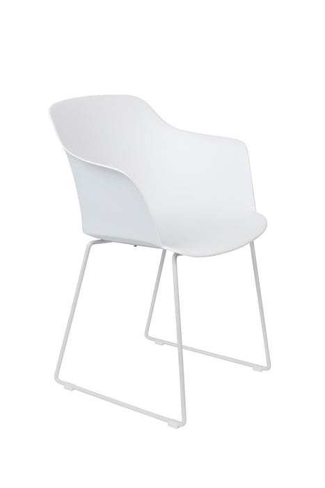 Fauteuil Tango Polypropyleen Wit 54x58 cm-Fauteuils-Creating Home