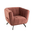 Fauteuil Textiel | Hout | Metaal Antique Pink-Fauteuils-J-Line