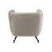 Fauteuil Textiel | Hout | Metaal Light Grey-Fauteuils-J-Line