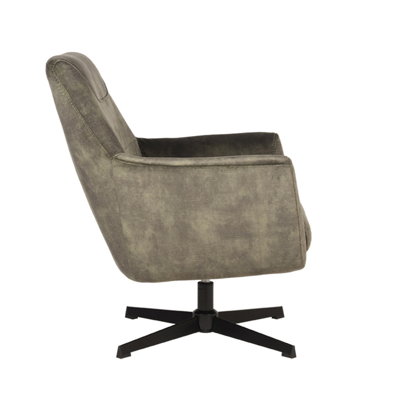 Fauteuil Toby Hunter Velvet - 75x80x85 cm-Fauteuils-LABEL51