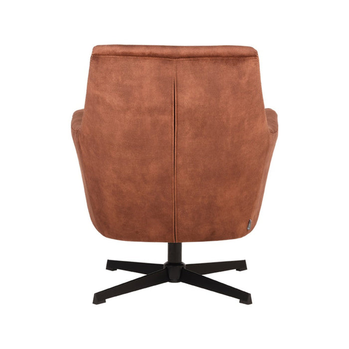 Fauteuil Toby - Rust - Velours - Draaibaar-Fauteuils-LABEL51