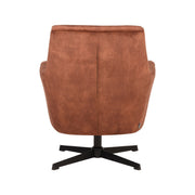 Fauteuil Toby Rust Velvet - 75x80x85 cm-Fauteuils-LABEL51