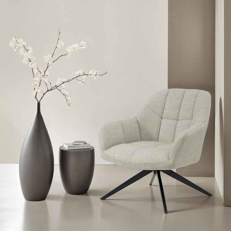 Fauteuil Tom Zand Draaibaar 74 cm 74x76x79 cm-Fauteuils-Livingfurn
