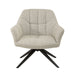 Fauteuil Tom Zand Draaibaar 74 cm-Fauteuils-Livingfurn