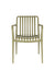 Fauteuil Tuinstoel Amae Polypropyleen Groen 57x53 cm-Fauteuils-Creating Home