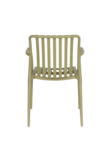 Fauteuil Tuinstoel Amae Polypropyleen Groen 57x53 cm-Fauteuils-Creating Home