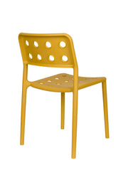Tuinstoel Serra Ochre Polypropyleen Geel 53x42 cm-Eetkamerstoelen-Creating Home