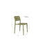Fauteuil Tuinstoel Serra Polypropyleen Groen 53x45.5 cm-Fauteuils-Creating Home