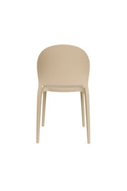Tuinstoel Sjoerd Polypropyleen Beige 52x45 cm-Eetkamerstoelen-Creating Home