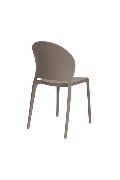 Fauteuil Tuinstoel Sjoerd Polypropyleen Grijs 52x45 cm-Fauteuils-Creating Home