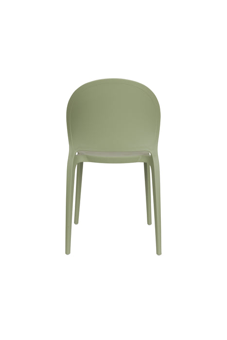 Fauteuil Tuinstoel Sjoerd Polypropyleen Groen 52x45 cm-Fauteuils-Creating Home