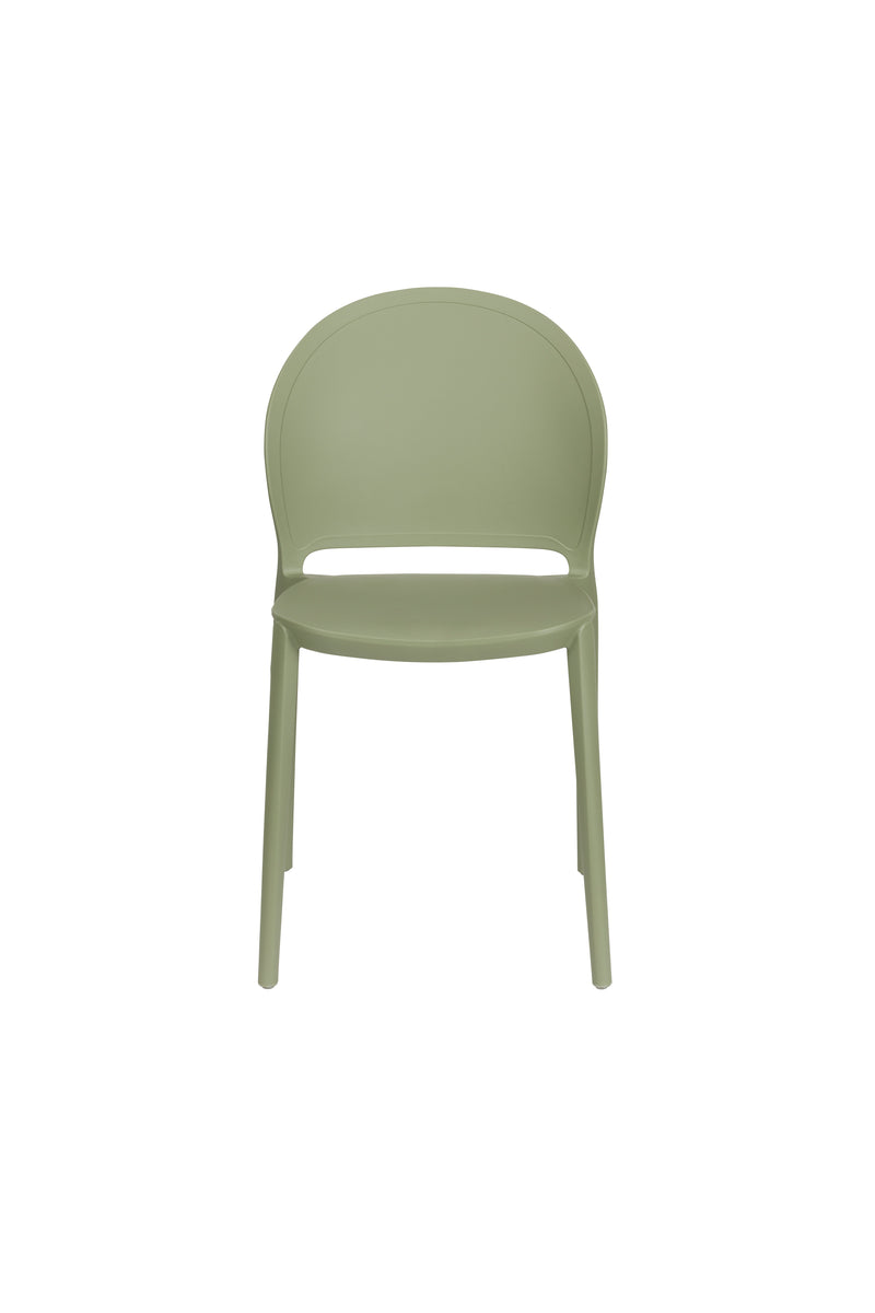 Tuinstoel Sjoerd Polypropyleen Groen 52x45 cm-Eetkamerstoelen-Creating Home