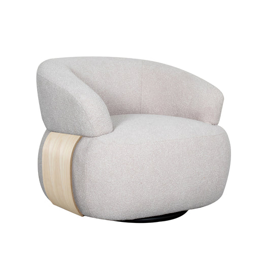 Fauteuil Valenza Naturel Boucle - 84x81x75 cm-Fauteuils-LABEL51