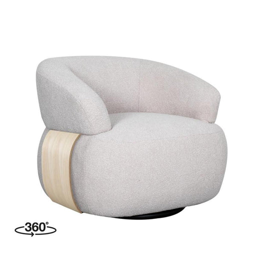 Fauteuil Valenza Naturel Boucle - 84x81x75 cm-Fauteuils-LABEL51