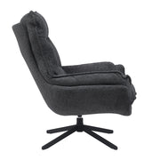 Fauteuil Vera Donker Grijs 115x83x59 cm-Fauteuils-Starfurn