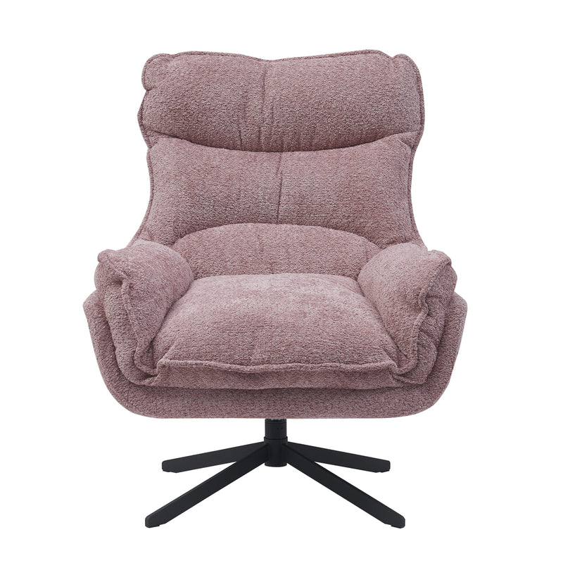 Fauteuil Vera Roze Metaal 115 cm 115x83x59 cm-Fauteuils-Starfurn