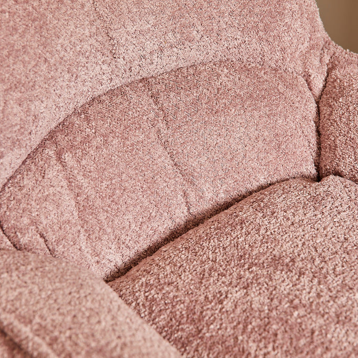 Fauteuil Vera Roze Metaal 115 cm-Fauteuils-Starfurn