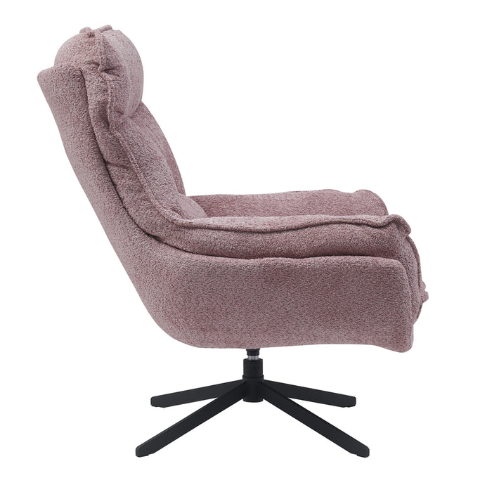 Fauteuil Vera Roze Metaal 115 cm-Fauteuils-Starfurn
