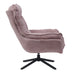 Fauteuil Vera Roze Metaal 115 cm-Fauteuils-Starfurn