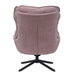 Fauteuil Vera Roze Metaal 115 cm-Fauteuils-Starfurn