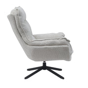 Fauteuil Vera Wit Metaal 115 cm 115x83x59 cm-Fauteuils-Starfurn