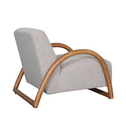 Fauteuil Viggo Naturel Boucle Naturel Houten Frame 70x90x74 cm-Fauteuils-LABEL51