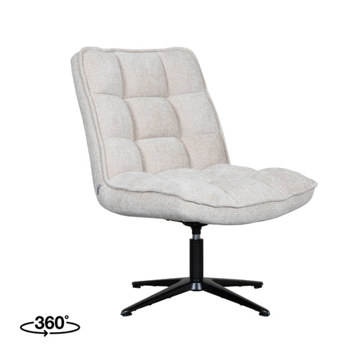 Fauteuil Vince Naturel Chenille - 63x74x91 cm-Fauteuils-LABEL51