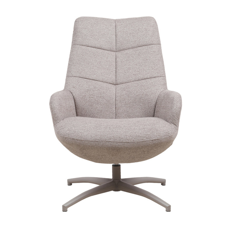 Fauteuil Winston Taupe Geweven - 73x82x106 cm-Fauteuils-LABEL51