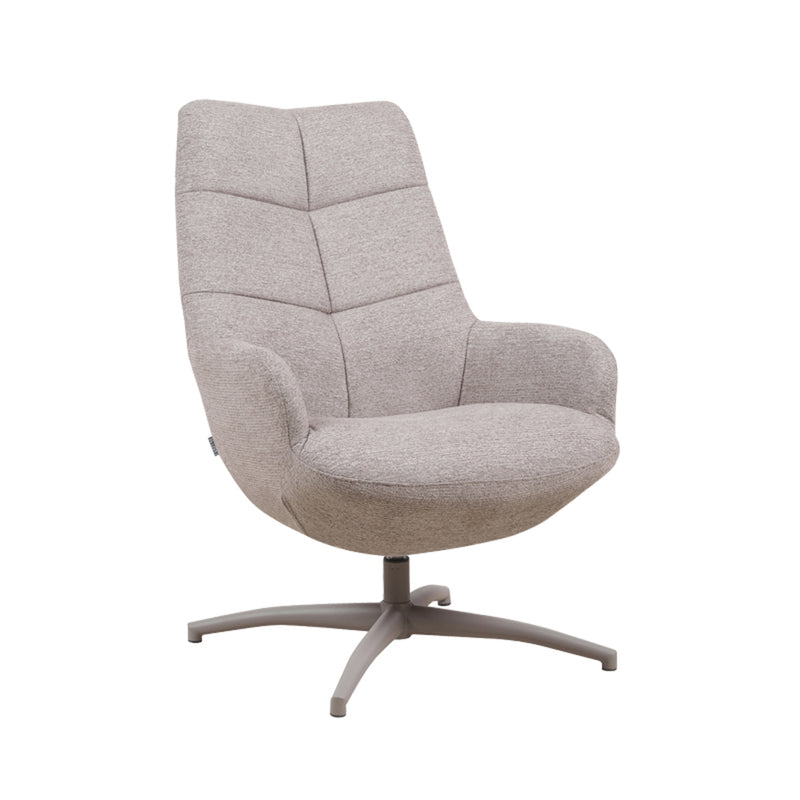 Fauteuil Winston Taupe Geweven - 73x82x106 cm-Fauteuils-LABEL51