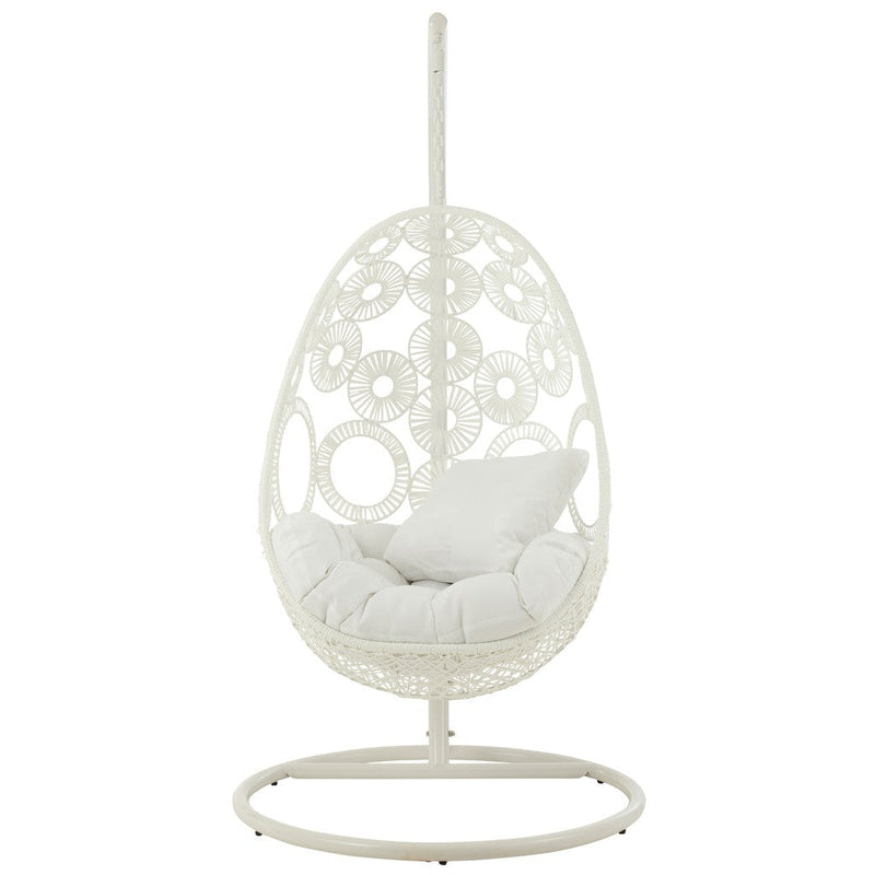 Fauteuil Wit Cloth 103 cm 103x113x197 cm-Kussens-J-Line