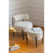 Fauteuil Wit Multiplex 62 cm 62.5x62.5x67.5 cm-Fauteuils-J-Line