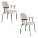 Fauteuil Zelo Polyester Beige 59x60 cm-Eetkamerstoelen-Creating Home