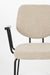 Fauteuil Zelo Polyester Beige 59x60 cm-Eetkamerstoelen-Creating Home