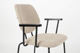 Fauteuil Zelo Polyester Beige 59x60 cm-Eetkamerstoelen-Creating Home