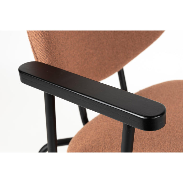 Fauteuil Zelo Roze-Eetkamerstoelen-Creating Home