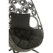Fauteuil Zwart Cloth 103 cm 103x113x197 cm-Kussens-J-Line