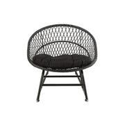 Fauteuil Zwart Cloth 82 cm 82x118x78 cm-Kussens-J-Line