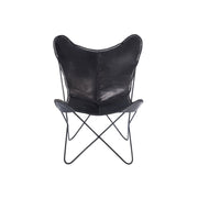 Fauteuil Zwart Ijzer 65 cm 65x92x90 cm-Fauteuils-J-Line