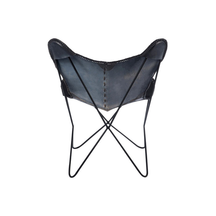 Fauteuil Zwart ijzer 65 cm 65x92x90 cm-Fauteuils-J-Line
