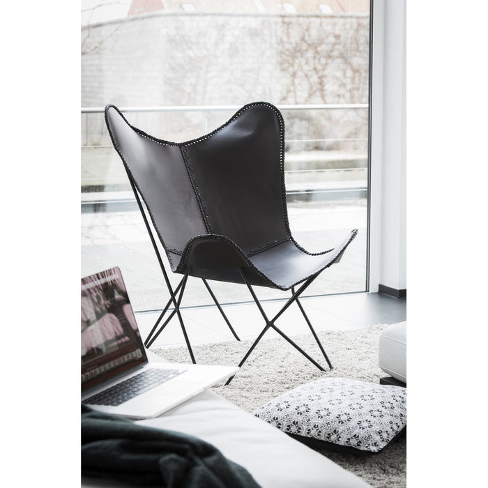 Fauteuil Zwart Ijzer 65 cm-Fauteuils-J-Line