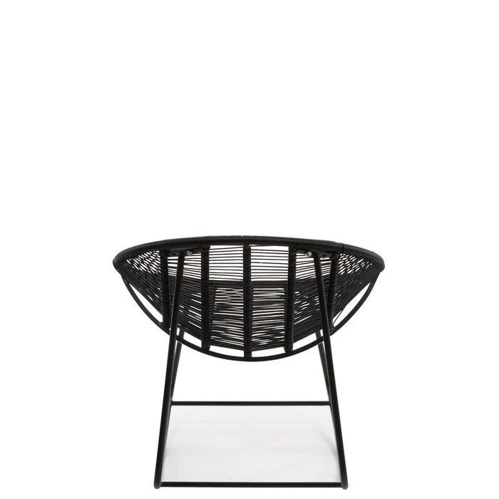 Fauteuil Zwart Kunststof 65 cm 65x56x67 cm-Fauteuils-J-Line