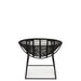 Fauteuil Zwart Kunststof 65 cm 65x56x67 cm-Fauteuils-J-Line
