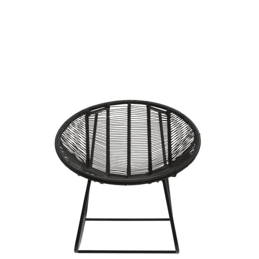 Fauteuil Zwart Kunststof 65 cm 65x56x67 cm-Fauteuils-J-Line