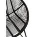 Fauteuil Zwart Kunststof 65 cm-Fauteuils-J-Line