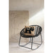 Fauteuil Zwart Kunststof 65 cm-Fauteuils-J-Line