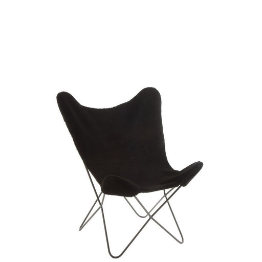Fauteuil Zwart Polyester 81 cm-Fauteuils-J-Line