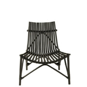 Fauteuil Zwart Rotan 80 cm 80x77x84 cm-Fauteuils-J-Line