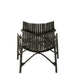 Fauteuil Zwart Rotan 80 cm 80x77x84 cm-Fauteuils-J-Line