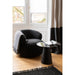 Fauteuil Zwart Schuim Rond 85 cm 85x82x72.5 cm-Fauteuils-J-Line